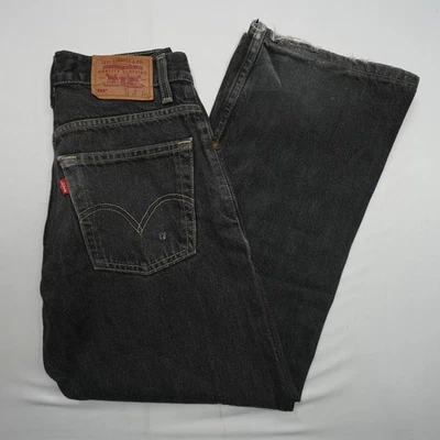 Jeans Levi's 569 Talla 12 Regular Suelto Recto 26x26.5 (Ajuste 25x26.5) Deshilachado Suave Foto 1 de 4