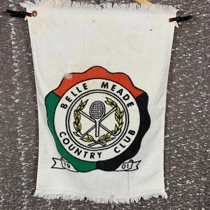 Bolsa de golf vintage Belle Meade Country Club toalla Nashville TN club de tenis de golf - Imagen 1 de 10