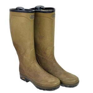 Le Chameau Country Gummistiefel Vibram Sole Neo Green Neopren gefüttert UK 10,5 - Bild 1 von 8