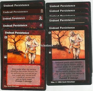 Undead Persistence x10 SE VTES SW AE Jyhad - Imagen 1 de 1