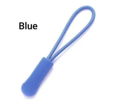 Tirador de cremallera de 4 piezas con clip de repuesto de etiqueta de cuerda con cierre de hebilla rota y cremallera Foto 1 de 4