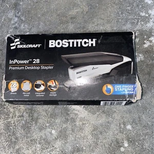 Skilcraft Bostitch inPOWER Prem Desktop Stapler 28 Sheet Capacity 071503280244 - Picture 1 of 3
