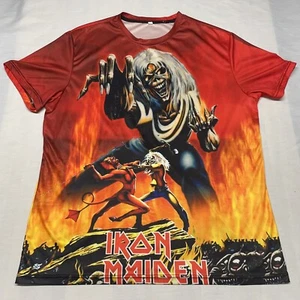 Camisa Iron Maiden con Impresión Total XL Trooper Banda de Heavy Metal Eddie Beast Devil - Imagen 1 de 7
