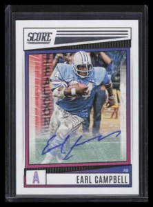 2023 Score Signatures 7 Earl Campbell Auto 144779 - Picture 1 of 2