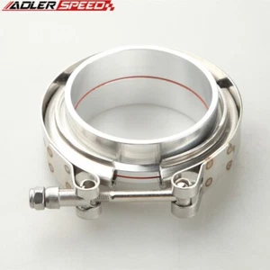 ENVÍO A EE. UU. 2.75" Turbo tubo de escape SS V-Band VBand abrazadera y bridas de aluminio - Imagen 1 de 5