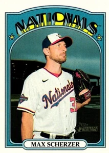 2021 Topps Heritage - Max Scherzer #181 - Picture 1 of 2
