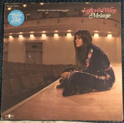 Melanie - Leftover Wine LP - 1970 Buddah - Carnegie Hall live acoustic set - VG+ Foto 1 de 2