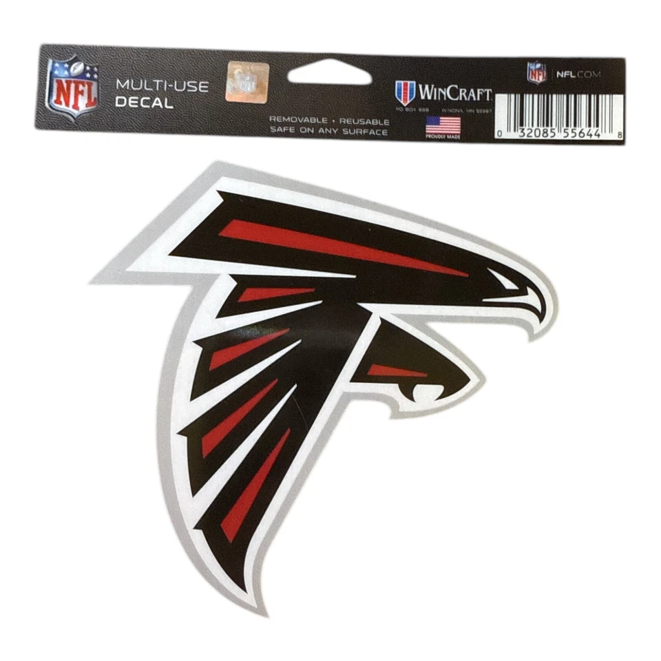 NFL Atlanta Falcons Multi-Use Colored Helmet Decal (5" x 6") - Image 1 of 1