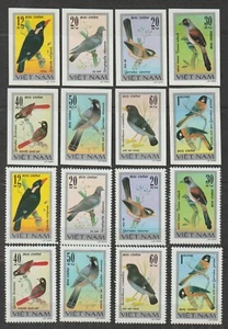 1978 Vietnam Stamps Songbirds Scott # 913-920 Imperf. + Perforated MNH - Picture 1 of 1