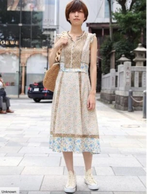 Marc By Marc Jacobs XS Sleeveless Button Front Floral Print Midi Dress Silk Boho - Image 1 of 4