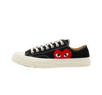 converse black with red heart