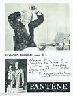 PUBLICITE ADVERTISING 016  1955   Pantène lotion Capillaire Raymond Rouleau