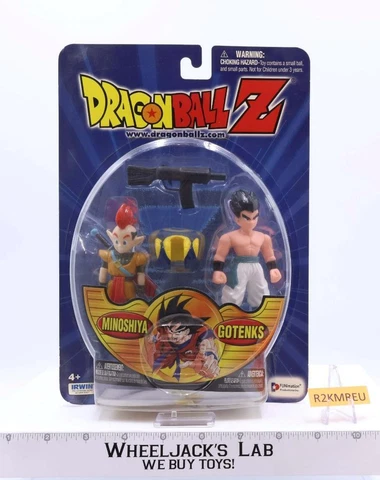 Minoshiya & Gotenks Dragon Ball Z 2000 Irwin Toys Action Figure NEW MOSC SEALED Cover