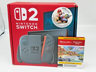 Nintendo Switch 2 Console Mario Kart World Bundle - IN HAND SEALED NEW IN BOX - Image 1 of 3