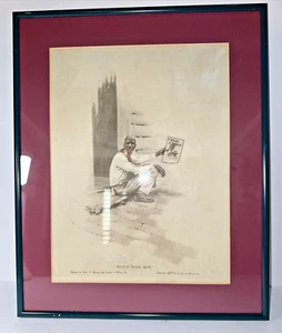 Antiguo AD 1911 “Dat's Mah Boy” por Edw. Brewer Cream of Wheat Co 13"x10" enmarcado - Imagen 1 de 4