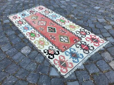 Turkish Antique rug Bohemian Area rug Oushak rug Vintage Rug Handmade Wool rug - Image 1 of 4