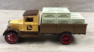 Vintage Ertl 1931 Hawkeye Pickup Delivery Truck Piggy Bank with Key 7" long - Picture 1 of 11