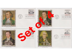 TurtlesTradingPost- American Architecture -1979 FDC #1779-82 Colorano Set of 4 - Picture 1 of 3