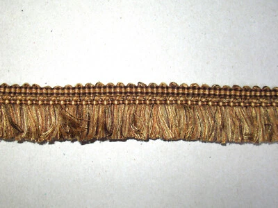 11,80 METRES DE GALON ANCIEN A FRANGES-PASSEMENTERIE DE LYON-N°RO8 - Photo 1/3