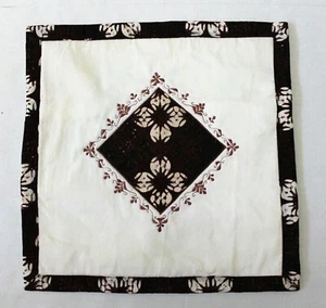 Batik Handmade Fabric Ethnic Throw Pillow Cover Multicolor Cover Only NEW - Picture 1 of 4