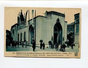 Cartolina 1925 PARIGI Expo delle Arti Decorative PADIGLIONE GRAN BRETAGNE - Foto 1 di 2