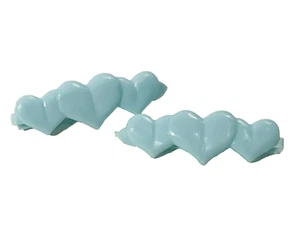 Juego de 2 pinzas para el cabello en forma de corazón con pasador accesorio vintage para quedarse  - Imagen 1 de 7