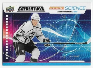 19/20 UPPER DECK CREDENTIALS ROOKIE SCIENCE Carl Grundstrom #RS16 - Picture 1 of 1