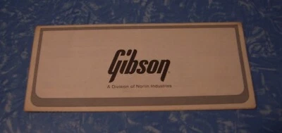 Vintage 1980s Gibson warranty Card THE S.G. Deluxe - Image 1 of 3