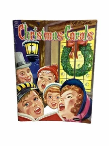 Vintage Christmas Carols Music Book 1952 Whitman 2965 with Illustrations - Picture 1 of 13