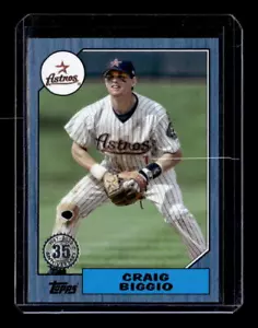 2022 Topps Update #87TBU-28 Craig Biggio 1987 Topps Baseball - Foto 1 di 2