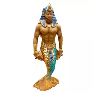 December Diamonds 55-55467 Pharaoh Nohedidn't Merman Ornament, 7 Inches - Picture 1 of 1