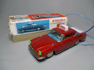 AQ931 ICHIKO 1/?? FIAT AUTOSCULA AUTO ECOLE ROUGE MADE IN JAPAN - Imagen 1 de 12