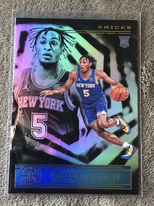 2020-21 Panini Illusions Immanuel Quickley Rookie RC #154 New York Knicks
