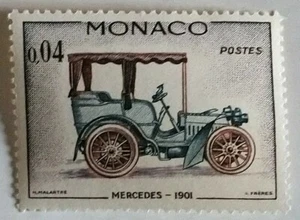 BRIEFMARKE / BRIEFMARKE AUS MONACO NR. 560 AUTO / MERCEDES 1901 / NEU **  - Bild 1 von 1