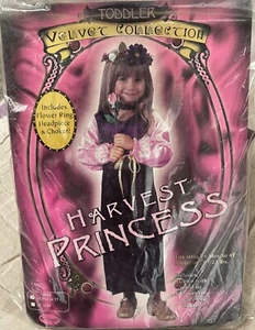 NOS Fun World Toddler Velvet Collection "Harvest Princess" Costume Size 24Mos-2T - Picture 1 of 6