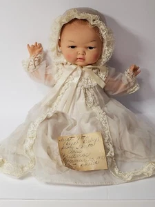 Horsman 1972 Bye Lo Baby with Gown & Bonnet Vintage Doll - Picture 1 of 4