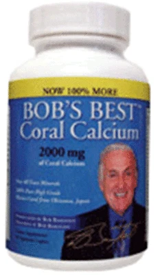 Bob's Best Coral Calcium 2000mg Vitamin D Alkalize Body PH Supreme Sea Minerals - Image 1 of 2