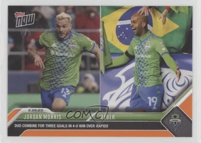 2023 Topps Now MLS Orange /5 Jordan Morris Heber #10 - Image 1 of 2