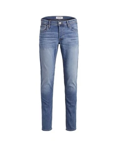 Jack Jones Intelligence Slim Fit Jeans Men Blue Pants - Imagen 1 de 6