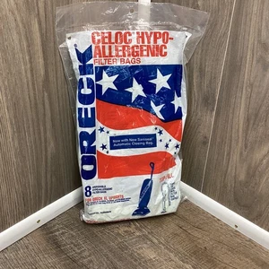 Oreck Vacuum Bags - 8 Pack - PK20008DW Celoc Hypo-Allergenic XL2000/8000/9000 - Picture 1 of 2