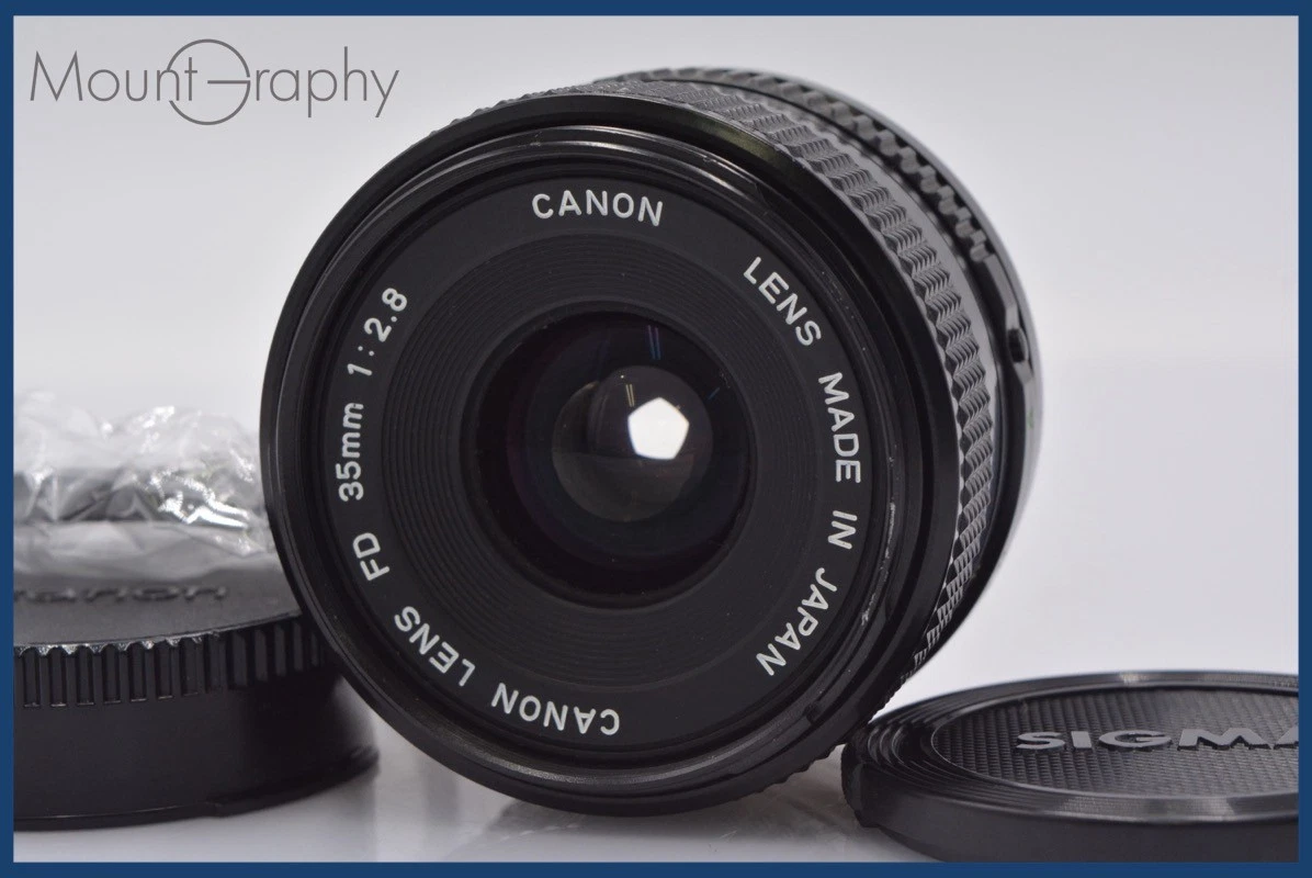 レンズ(単焦点) Canon Lens FD 35mm 1:2.8 (new FD) Review: Canon new