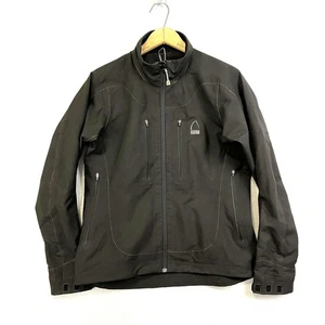 SIERRA DESIGNS Waterproof Jacket Womens Medium Black Full Zip Taped Seams Short - Bild 1 von 11