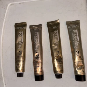 4 L'Oreal Tubes Superior Preference Care Supreme #3 Color & Shine Conditioner - Picture 1 of 2