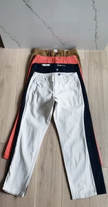 Lote de 4 pantalones chinos ajustados GAP 1969 para hombre 30x30 azul marino coral caqui beige - Imagen 1 de 20