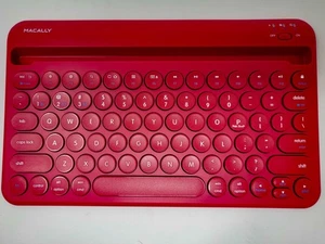 Macally Bluetooth Compact Wireless Keyboard iPad, iPhone, Smartphone, Tablet - Picture 1 of 2