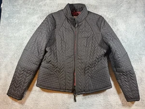 Harley Davidson Jacket Women's X-Large XL Quilted Full Zip Red Black Clean - Picture 1 of 6