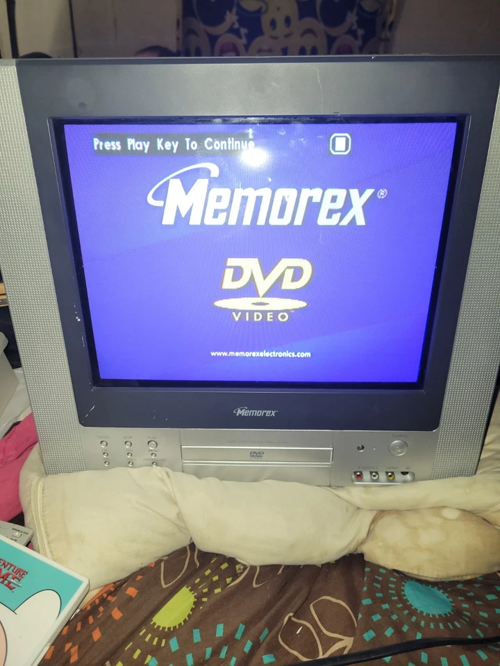 Memorex 14" Color TV DVD Combo Remote 12v Car Plug-in Retro Gaming MVD1402 - Image 1 of 4