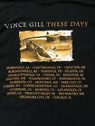 Vintage Vince Gill Country Music Tour These Days T Shirt Size XL