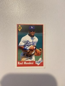 Raul Mondesi 1995 Fleer Panini Stickers #99 Dodgers Baseball card