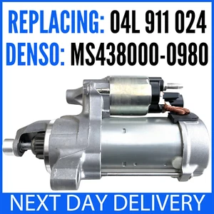 für Audi A6 2.0 Diesel MK4 (C7) Anlasser Motor MS438000-0980 04L911024 CNHA DDA - Bild 1 von 10